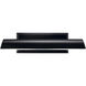 Carston 2 Light 18.25 inch Black Wall Sconce Wall Light